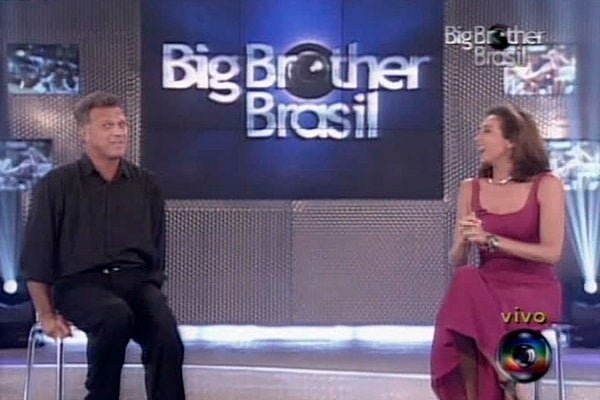 Pedro Bial e Marisa Orth