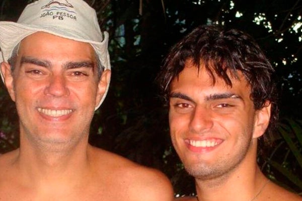 Nizo Neto e seu filho