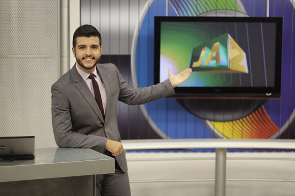Matheus Ribeiro se destaca em afiliada da Globo de Goiás: “Ainda tem muita estrada pela frente”
