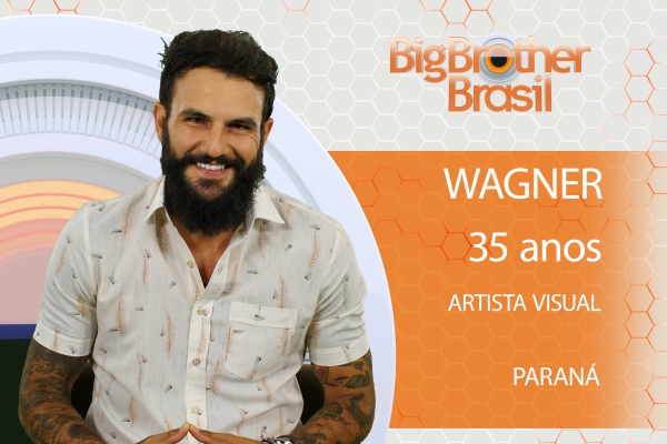 BBB18: Artista visual, e ex-agente penitenciário, Wagner promete fazer a linha “paizão”