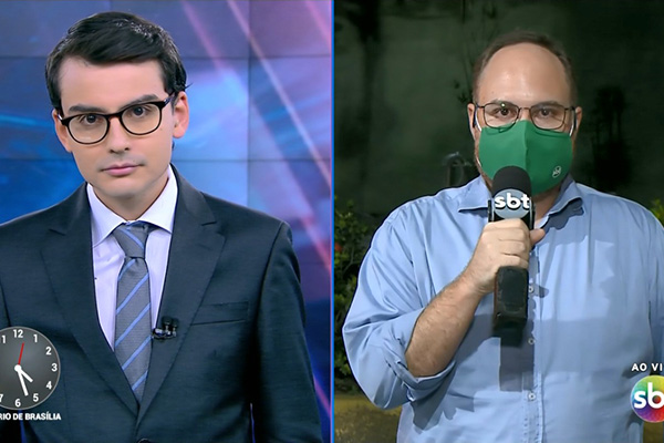 Repórter do SBT chora ao vivo, revela luta contra o alcoolismo e se compara a Maradona