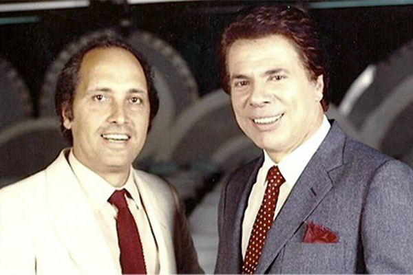 Luciano Callegari e Silvio Santos