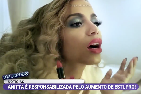 Programa do SBT afirma que Anitta é culpada pelo aumento de estupros no país