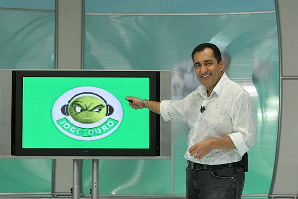Jorge Kajuru no programa Jogo Duro, do SBT