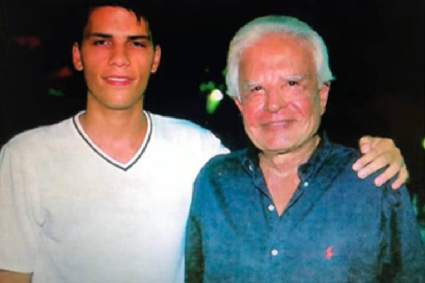 Cid Moreira e Roger Felipe Moreira