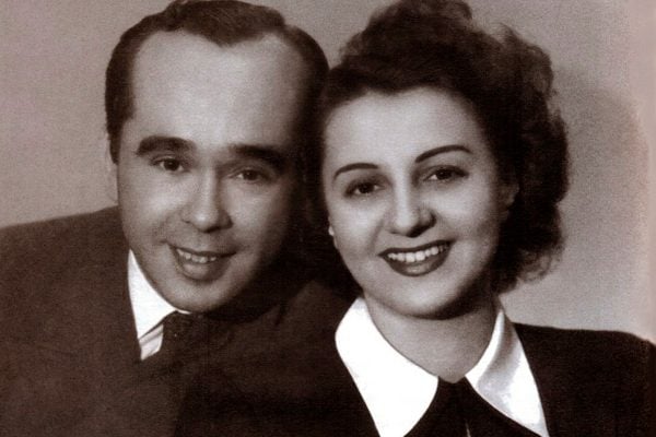 Eva Todor e seu marido