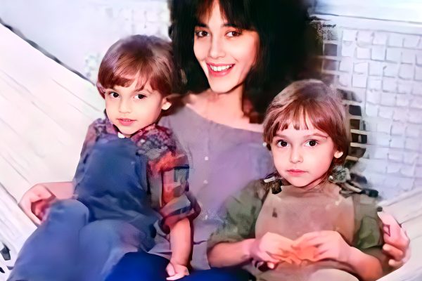 Christiane Torloni e seus filhos