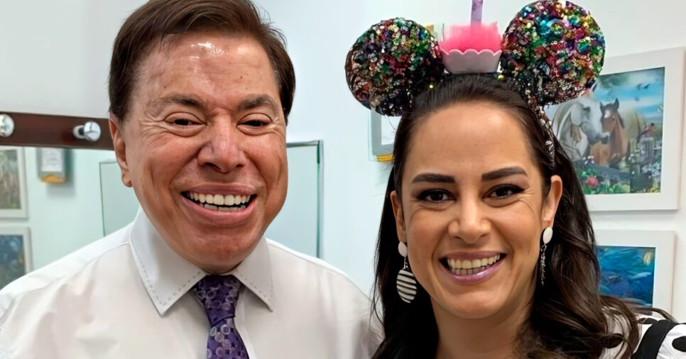 Silvio Santos e Silvia Abravanel