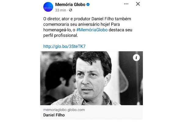 Memória Globo - Daniel Filho