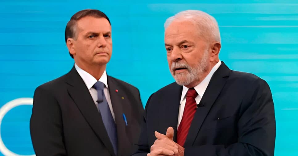 Jair Bolsonaro e Luiz Inácio Lula da Silva