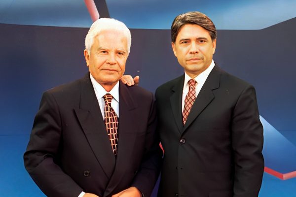 Jornal Nacional - Cid Moreira e Sérgio Chapelin