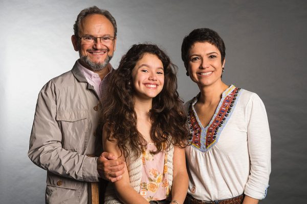 Ernesto Paglia, Sandra Anenberg e a filha Elisa