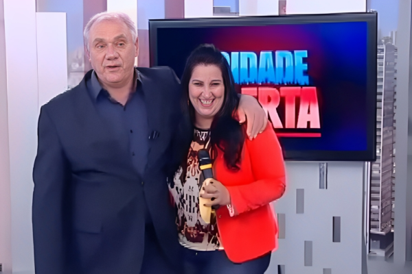Marcelo Rezende e Fabíola Gadelha