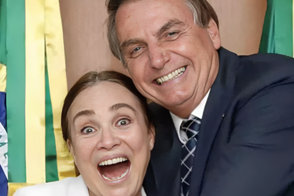 Jair Bolsonaro e Regina Duarte