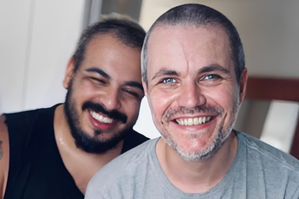 Luis Lobianco e marido