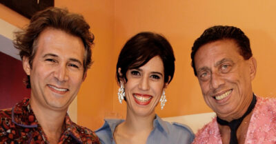 Nelson Freitas, Maria Clara Gueiros e Paulo Silvino no Zorra Total