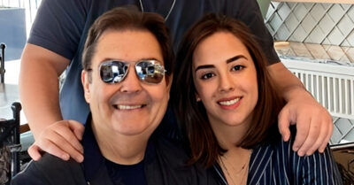 Faustão e a filha Lara Colares Silva (Reprodução / Instagram)