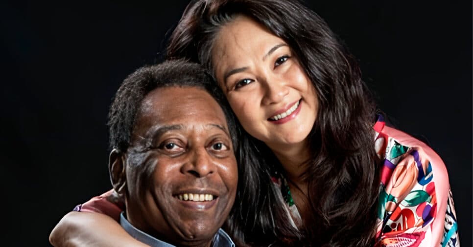 Márcia Aoki e Pelé