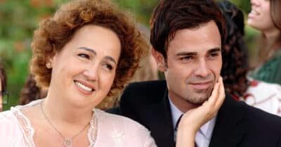 Claudia Jimenez e Rodrigo Phavanello em Sete Pecados (Divulgação / Globo)