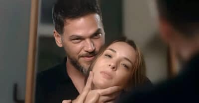 Emilio Dantas e Regiane Alves como Theo e Clara em Vai na Fé (Reprodução / Globo)