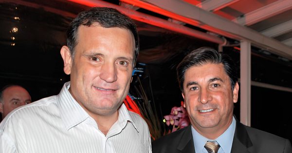 Roberto Cabrini e Carlos Nascimento