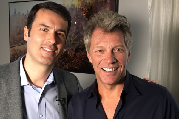 Fabio Turci e Jon Bon Jovi