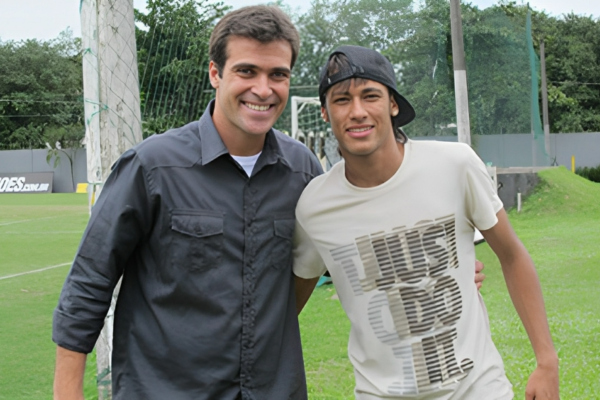 Neymar e Thiago Asmar