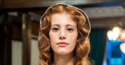 Atriz Caroline Dallarosa na novela Além da Ilusão (Reprodução / Globo)
