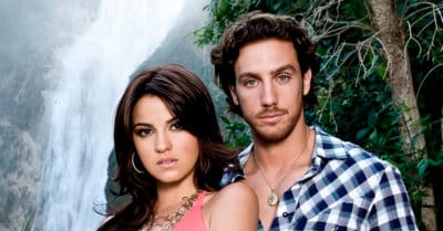 Maite Perroni (Lucrécia) e Eugenio Siller (Juliano) em Meu Pecado (Divulgação / Televisa)