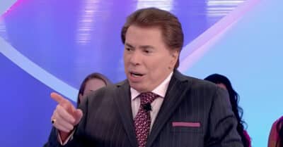 Silvio Santos no comando de seu dominical no SBT (Reprodução / SBT)