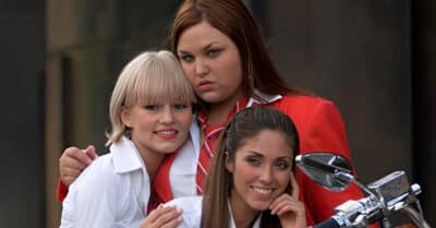 Angelique Boyer, Estefanía Villarreal e Anahí em Rebelde (Divulgação / Televisa)