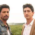 Cauã Reymond e Johnny Massaro em Terra e Paixão (divulgação/Globo)