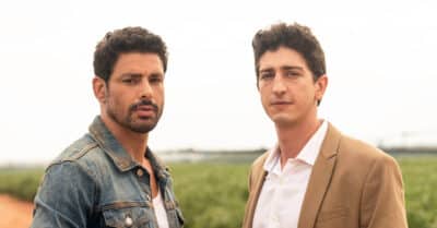 Cauã Reymond e Johnny Massaro em Terra e Paixão (divulgação/Globo)