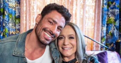 Cauã Reymond e Susana Vieira como Caio e Cândida em Terra e Paixão (Estevam Avellar / Globo)