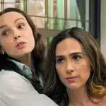 Débora Falabella (Lucinda) e Tatá Werneck (Anely) em Terra e Paixão (Reprodução / Globo)