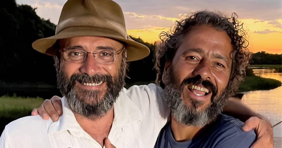 Almir Sater e Marcos Palmeira em Pantanal