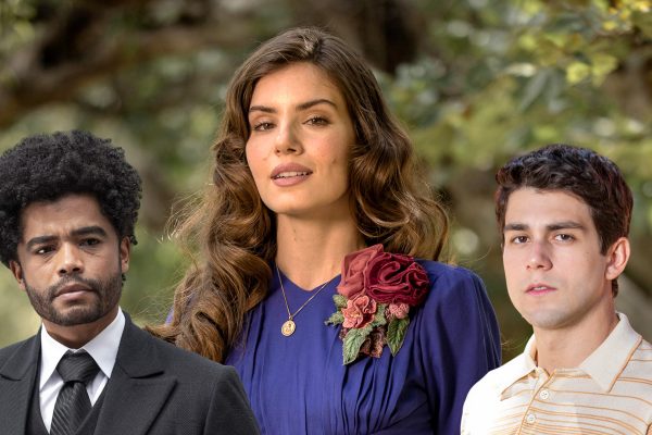 Orlando (Diogo Almeida), Marê (Camila Queiroz) e Júlio (Daniel Rangel) em Amor Perfeito