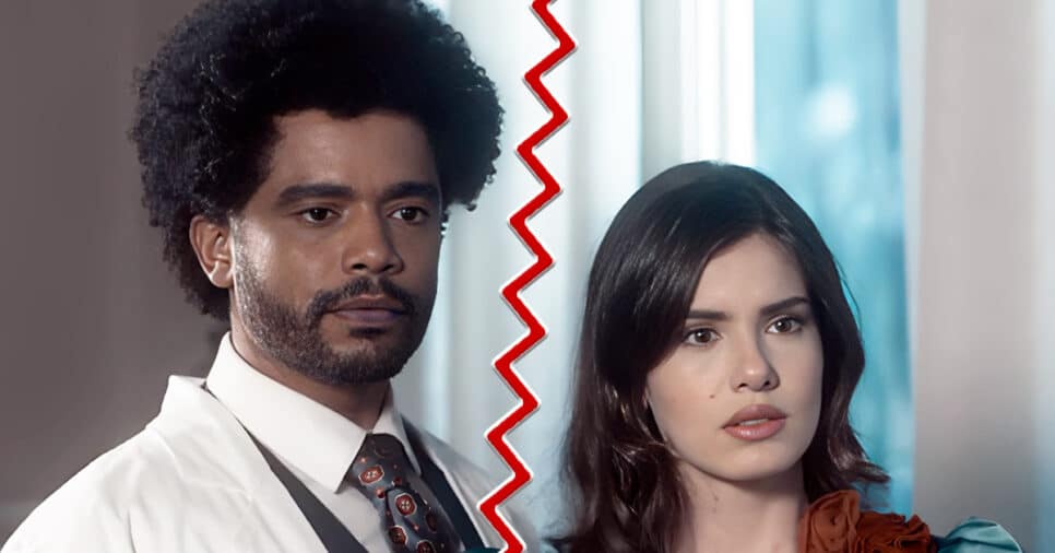 Orlando (Diogo Almeida) e Marê (Camila Queiroz) em Amor Perfeito