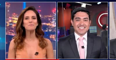 Monalisa Perrone e Kenzô Machida na CNN Brasil