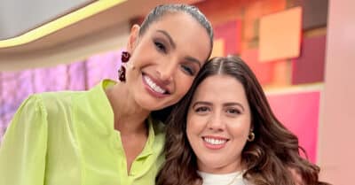 Patrícia Poeta e Tati Machado no Encontro (Reprodução / Instagram)