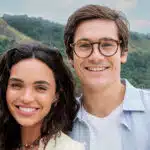 Giovana Cordeiro (Luna) e Nicolas Prattes (Miguel) em Fuzuê (Fábio Rocha / Globo)