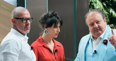 Henrique Fogaça, Helena Rizzo e Erick Jacquin no MasterChef Brasil