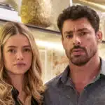 Agatha Moreira (Graça) e Cauã Reymond (Caio) em Terra e Paixão (Fábio Rocha / Globo)