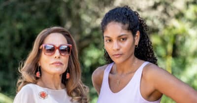 Irene (Gloria Pires) e Aline (Barbara Reis) em Terra e Paixão