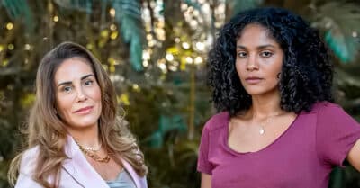 Irene (Gloria Pires) e Aline (Barbara Reis) em Terra e Paixão