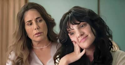 Gloria Pires (Irene) e Debora Ozório (Petra) em Terra e Paixão (Reprodução / Globo)