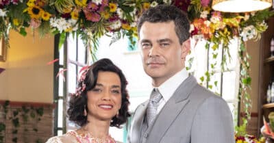 Verônica (Ana Cecília Costa) e Érico (Carmo Dalla Vecchia) em Amor Perfeito (Divulgação / Globo)