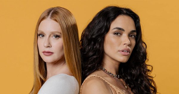 Preciosa (Marina Ruy Barbosa) e Luna (Giovana Cordeiro) em Fuzuê