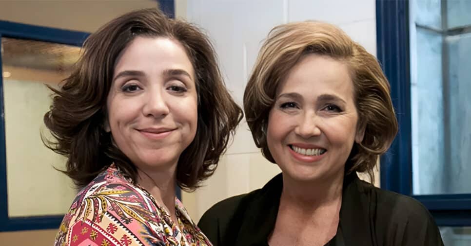 Marisa Orth e Claudia Jimenez em Haja Coração