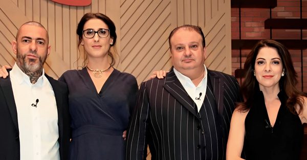 Ana Paula Padrão e os primeiros jurados do MasterChef Brasil